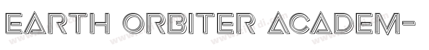 Earth Orbiter Academ字体转换